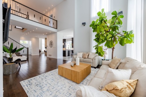 Salon - 4110 Rue De Louviers, Brossard, QC - Indoor Photo Showing Living Room