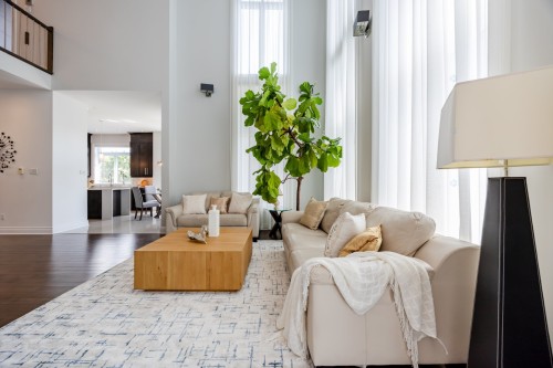 Salon - 4110 Rue De Louviers, Brossard, QC - Indoor Photo Showing Living Room