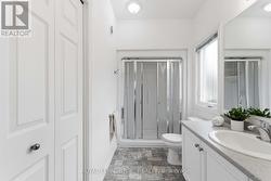 Primary Ensuite has Seated Shower and Linen Closet - 