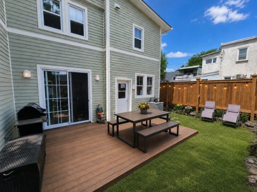 Courtyard - 5 Av. St-Jean-Baptiste, Pointe-Claire, QC - Outdoor With Deck Patio Veranda With Exterior