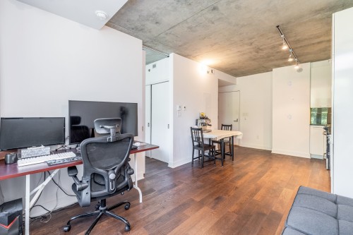 Living Room - 407-1265 Rue Lambert-Closse, Montréal (Ville-Marie), QC - Indoor Photo Showing Office