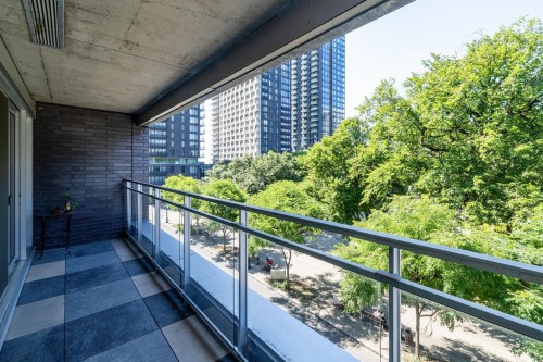 Balcony - 407-1265 Rue Lambert-Closse, Montréal (Ville-Marie), QC - Outdoor With Balcony With Exterior