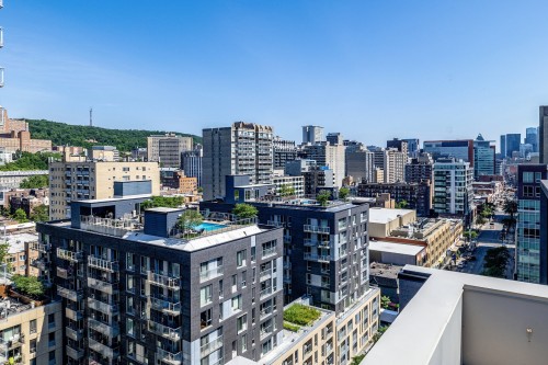 View - 407-1265 Rue Lambert-Closse, Montréal (Ville-Marie), QC - Outdoor With Balcony With View