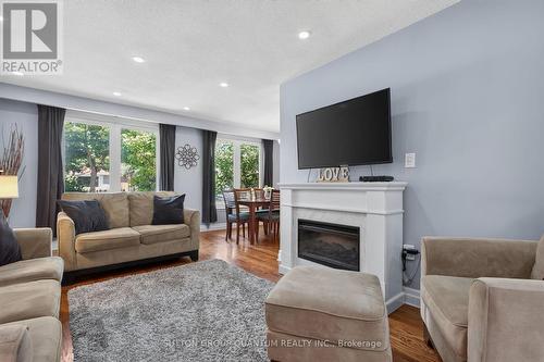 Living Room - 1172 Chada Avenue, Mississauga, ON - Indoor Photo Showing Living Room With Fireplace