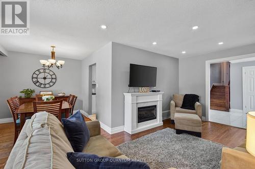 Living/Dining - 1172 Chada Avenue, Mississauga, ON - Indoor Photo Showing Living Room With Fireplace