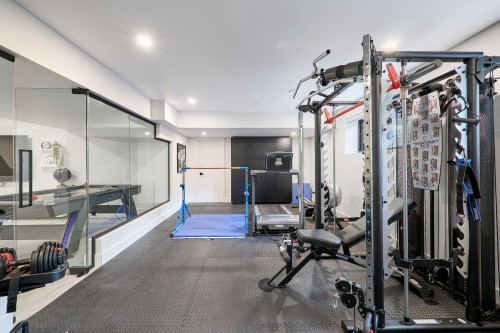 Salle d'exercice - 17450 Rue Du Titane, Mirabel, QC - Indoor Photo Showing Gym Room