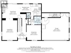 The main floor layout - 