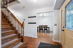 The dining room is off the front foyer - 