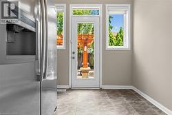 Stainless steel refrigerator with a built-in dispenser - 