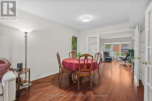 French Doors in DR lead to Family Rm. - 70 College Circle, Ottawa, ON 