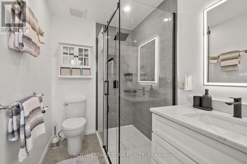 Glass shower in 3pc Ensuite. - 70 College Circle, Ottawa, ON 