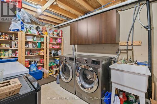 Laundry area in Basement. - 70 College Circle, Ottawa, ON 
