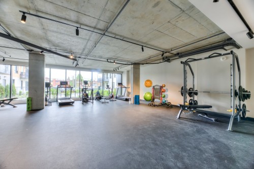 Salle d'exercice - W704-8510 Rue Jean-Nicolet, Montréal (Saint-Léonard), QC - Indoor Photo Showing Gym Room