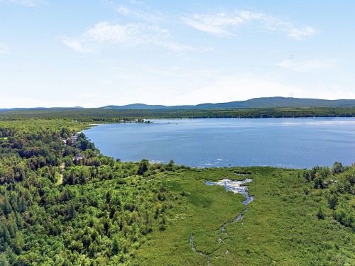 Aerial View - 71 Ch. Fortin, Weedon, QC - Outdoor With Body Of Water With View
