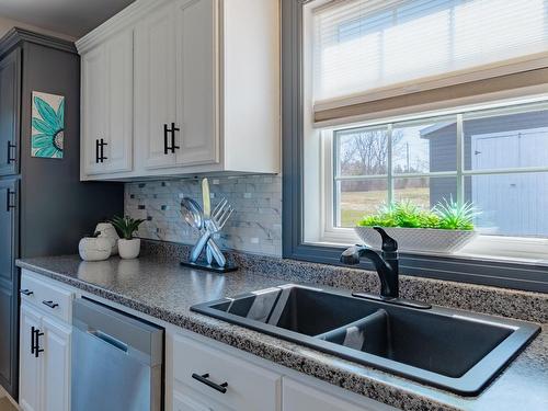 112 North Range Cross Road, Barton, NS - Indoor Photo Showing Kitchen With Double Sink