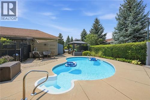 33 Centennial Parkway S, Hamilton, ON - Outdoor With In Ground Pool With Backyard