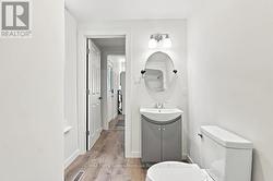 Actual main floor bathroom. - 