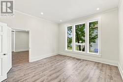 Actual.Lower living space for grand office space. - 