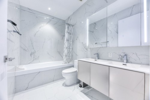 Salle de bains - 3803-1188 Av. Union, Montréal (Ville-Marie), QC - Indoor Photo Showing Bathroom