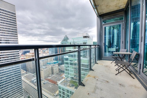 Balcon - 3803-1188 Av. Union, Montréal (Ville-Marie), QC - Outdoor With Balcony