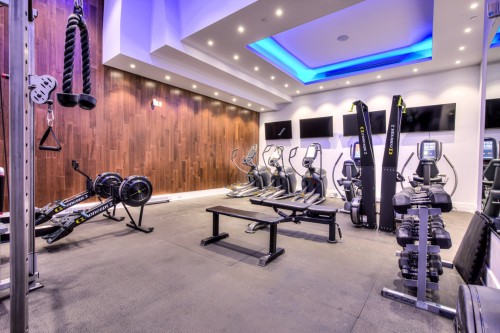 Salle d'exercice - 3803-1188 Av. Union, Montréal (Ville-Marie), QC - Indoor Photo Showing Gym Room