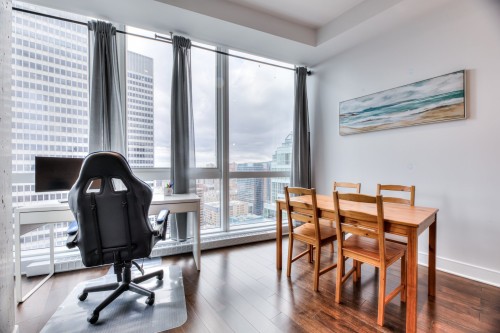 Coin-repas - 3803-1188 Av. Union, Montréal (Ville-Marie), QC - Indoor Photo Showing Office
