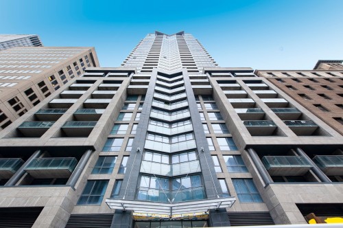 Extérieur - 1006-1188 Av. Union, Montréal (Ville-Marie), QC - Outdoor With Facade