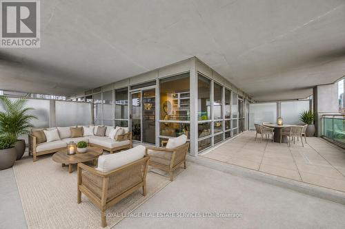 Corner Unit Covered Unit - 203 - 16 Brookers Lane, Toronto, ON - Outdoor With Deck Patio Veranda With Exterior