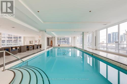 Swimming Pool - 203 - 16 Brookers Lane, Toronto, ON - Indoor Photo Showing Other Room With In Ground Pool