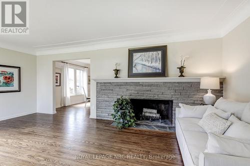 living room - 24 Tennessee Avenue, Port Colborne (Sugarloaf), ON - Indoor Photo Showing Living Room With Fireplace