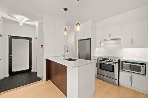 Kitchen - 251 Rue St-Zotique O., Montréal (Rosemont/La Petite-Patrie), QC - Indoor Photo Showing Kitchen With Upgraded Kitchen