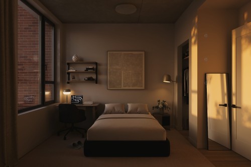 Bedroom - 302-2566 Rue St-Patrick, Montréal (Le Sud-Ouest), QC - Indoor