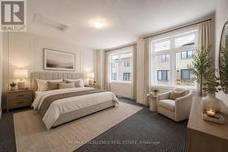 Virtually Staged Master Bedroom - 