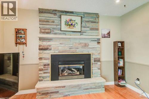 94 Mccarron Crescent, Waterloo, ON - Indoor Photo Showing Living Room With Fireplace