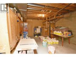 Unfinished side of basement - 