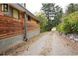 Looking back at driveway - 