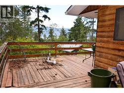 Deck runs full length of home - 