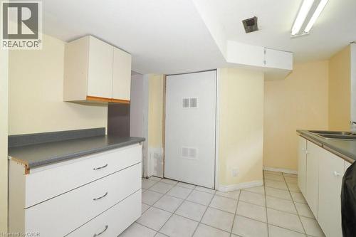 Kitchenette - 223 Wellington Street N, Kitchener, ON - Indoor Photo Showing Kitchen With Double Sink