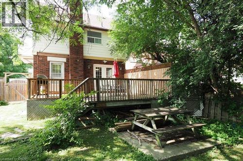 Back of Home - 223 Wellington Street N, Kitchener, ON - Outdoor With Deck Patio Veranda
