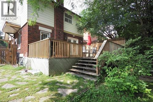 Back of Home - 223 Wellington Street N, Kitchener, ON - Outdoor With Deck Patio Veranda
