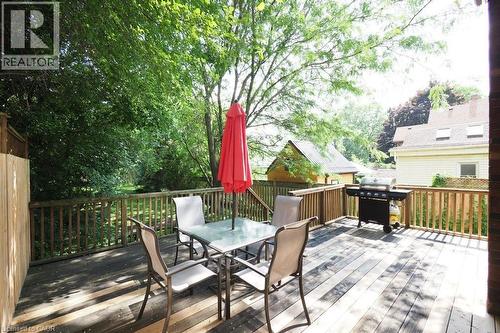 Deck - 223 Wellington Street N, Kitchener, ON - Outdoor With Deck Patio Veranda With Exterior