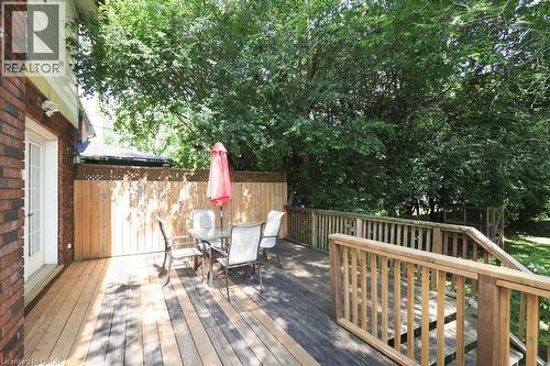 Deck - 223 Wellington Street N, Kitchener, ON - Outdoor With Deck Patio Veranda