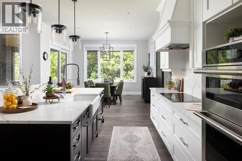 6005 Silver Maple Road, Lasalle, ON - Indoor Photo Showing Kitchen With Upgraded Kitchen