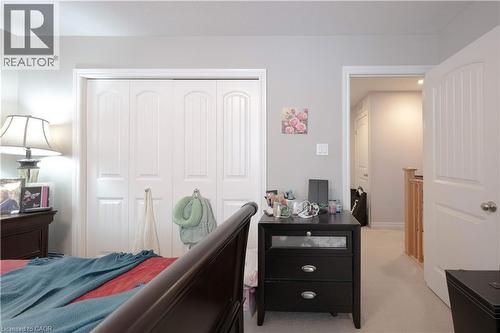 Carpeted bedroom featuring a closet - 535 Margaret Street Unit# 74, Cambridge, ON 
