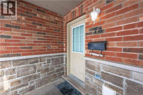 View of exterior entry - 535 Margaret Street Unit# 74, Cambridge, ON 