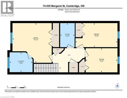View of property floor plan - 535 Margaret Street Unit# 74, Cambridge, ON 