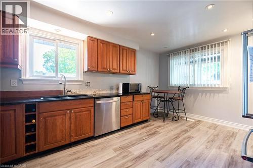 1315 Rosemary Crescent, Burlington, ON - Indoor Photo Showing Kitchen With Double Sink