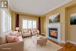 Virtually staged living room - 