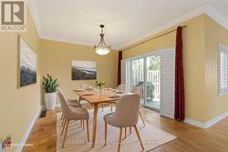 Virtually staged dining room - 