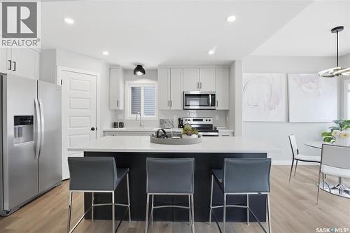 1218 Yuel Way, Saskatoon, SK - Indoor Photo Showing Kitchen With Upgraded Kitchen